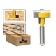 thumbnail image 2 of T-Slot Cutter and T-Slot Cutter 8mm Shank Professional Straight Cutting Tool for Woodworking, 2 of 4