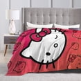 thumbnail image 5 of Hello Kitty Blanket, Super Soft Throw Blanket, Cozy Flannel Blankets For Boys Girls, Warm Blankets For Couch Sofa Bed, 40"X30", 5 of 9