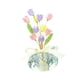 thumbnail image 2 of Adorno de cristal con forma de flor para coche, accesorio artesanal para el interior del coche. Florecer, 2 of 9