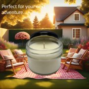 Ginger + Saffron Citronella Soy Candle - 3oz 1 Pack, Best Bee Brothers