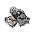 thumbnail image 2 of Guantes sin dedos para mujer, manoplas, guantes para el sol, puños, accesorios, mangas florales Azul claro, 2 of 9