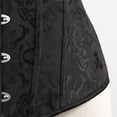 thumbnail image 5 of Women's Bustier Corset Top Lace Up Corsets Plus Size Floral Vintage Overbust Corset, 5 of 5