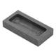 thumbnail image 2 of Molde de lingote, molde de barra de fundición de grafito, 47,5x24x8mm, interno, 40x15x4mm, externo para trabajar, 2 of 5