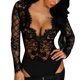 thumbnail image 1 of Gibobby Ropa interior mujer sexy Lencería Erótica Sexy para Mujer, Mono de Piel Sexy y Casual, Baby Doll Mujer Sexy con Correa de Piel(Negro, M), 1 of 5