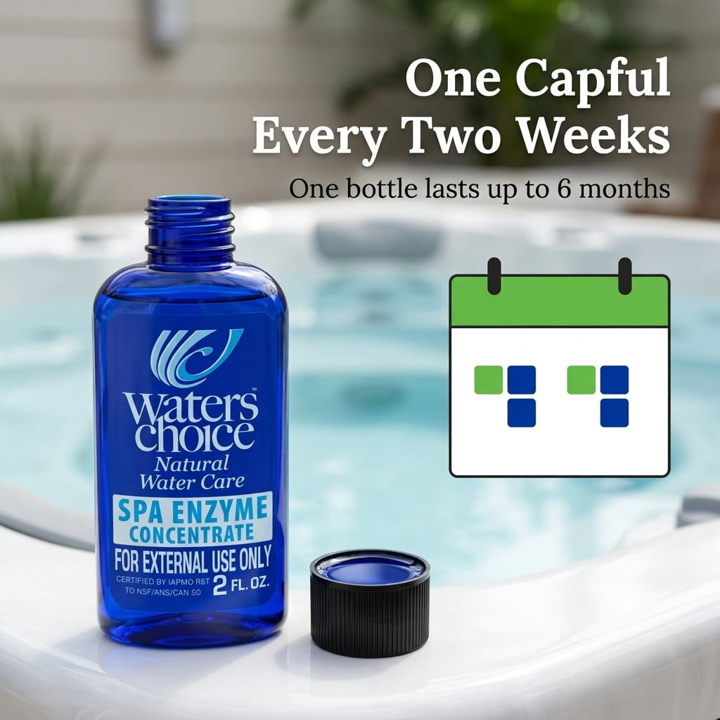 Waters Choice Spa Enzyme Concentrate 2 oz - 6 month supply