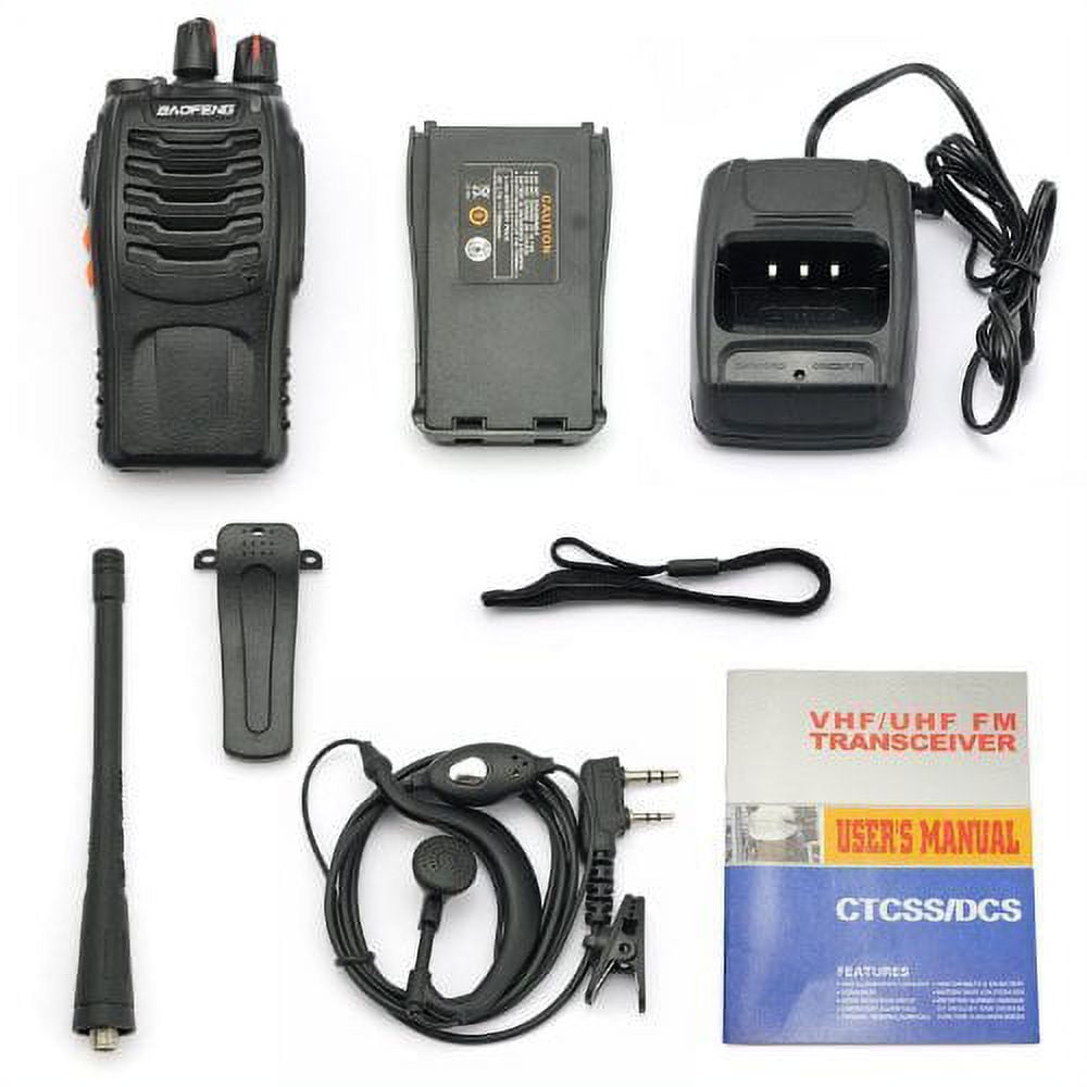 Baofeng BF-888S Two Way Radio (Pack of 10) and USB Programming Cable (1PC) 