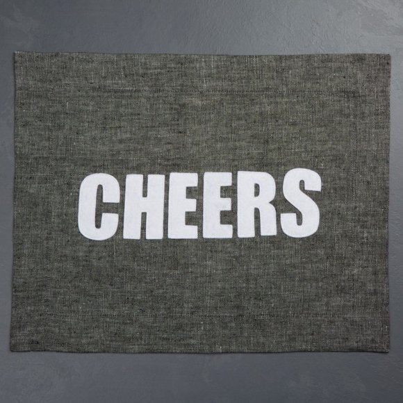 Alexandra Ferguson Napperon Cheers, Vert