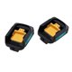thumbnail image 1 of Adaptador de Batería USB 14.4V 18V Baoblaze Adaptador de cargador de herramienta eléctrica Negro con amarillo, 1 of 8