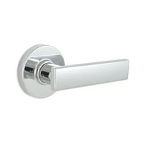 Westwood Bright Chrome Hall/Closet Door Lever With Round Rose