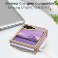 thumbnail image 4 of Funda BENTOBEN para Samsung Galaxy Z Flip 6 5G TPU, color morado, 4 of 8