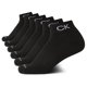 thumbnail image 1 of Calcetines Calvin Klein para niños, talla cuarto grande, negros, paquete de 6, 1 of 7
