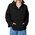 thumbnail image 2 of Fall Winter Women Long Sleeve Stand Collar Quilted Hoodies Puffer Jacket, 2 of 5