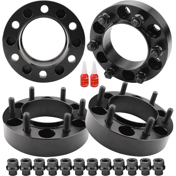 Richeer 4Pcs 6x5.5 6x139.7 Wheel Spacers 1.25" Thick for Tacoma 4Runner FJ Cruiser with M12x1.5 Studs & 106mm Center Bore Fits select: 2016-2022 TOYOTA TACOMA, 1989-2022 TOYOTA 4RUNNER