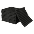 thumbnail image 2 of Paneles Absorbentes de Sonido de Espuma Insonorizada Acústica de 100 Piezas Paneles de Aislamiento Acústico Cuña para Paredes de Estudio Techo 1 x 12 x 12 Pulgadas, 2 of 9