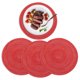 thumbnail image 1 of Estera de mesa tejida redonda, estera de mesa redonda, lavable, 1 of 6