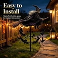 thumbnail image 3 of Enchanted Witch Garden Wind Spinner,Metal Halloween Yard Art Stake for Outdoor Lawn Patio Pathway Spooky Decor Display Gift, 3 of 5