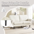 thumbnail image 6 of LUCKHAO  Loveseat Sofa, 56" Small 2 Seater Couch ,Small Couch with USB & Removable Pillow Cover, Mid Century Modern Love Seat for Bedroom, Apartment, 6 of 14