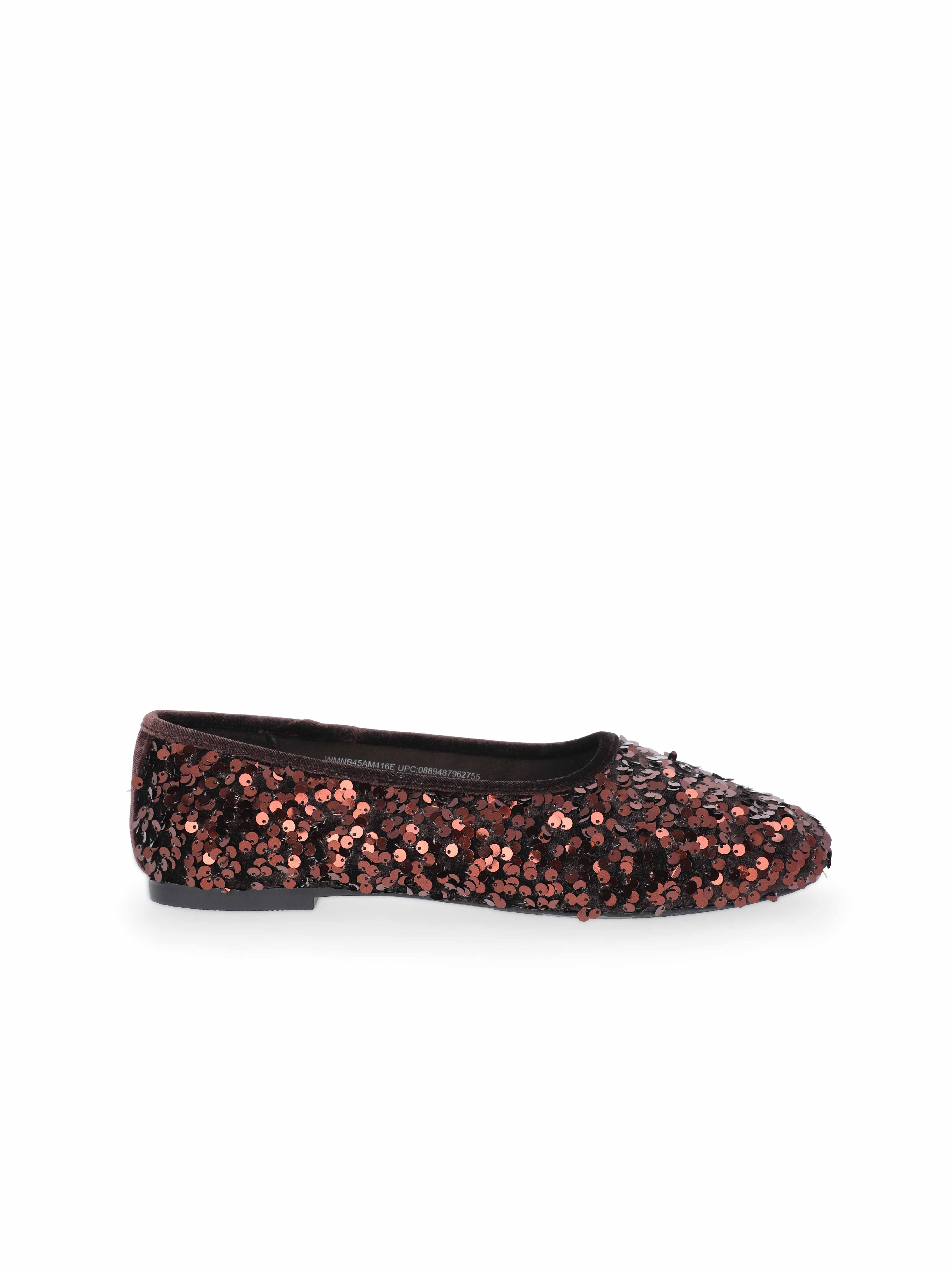 No Boundaries Women's Sequin Ballet Flats