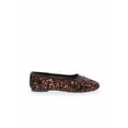 thumbnail image 2 of No Boundaries Women's Sequin Ballet Flats, 2 of 5