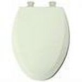 thumbnail image 2 of Mayfair Elongated Toilet Seat Beveled Wood, Elongated, Molded, Premium Durable Multi Coat Enamel Bis, 2 of 2