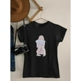 thumbnail image 3 of Manga Girl Daydream Pillow T-Shirt Women -Image by Shutterstock, Female XX-Large, 3 of 4
