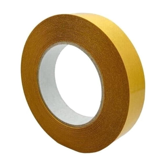 PSBM Double Sided BOPP Tape, 1" x 55 Yds, 72 pack, Clear, 3.9 Mil, Excellent Adhesion for Paper, Plastics & Metal