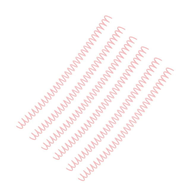 Spiral Binding Coil, Pretty Colour Large Capacity 13mm Inner Diameter Sheet Binding Comb For Paper Pink