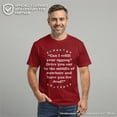 thumbnail image 2 of Men's National Lampoon's Christmas Vacation Leave You for Dead Quote  Graphic Tee Cardinal X Large, 2 of 10