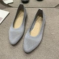 thumbnail image 2 of Sngxgn Women's Flats Shoes Women Breathable Ballet Flats for Women Shoes for Women Flats Comfortable(Grey,38), 2 of 8