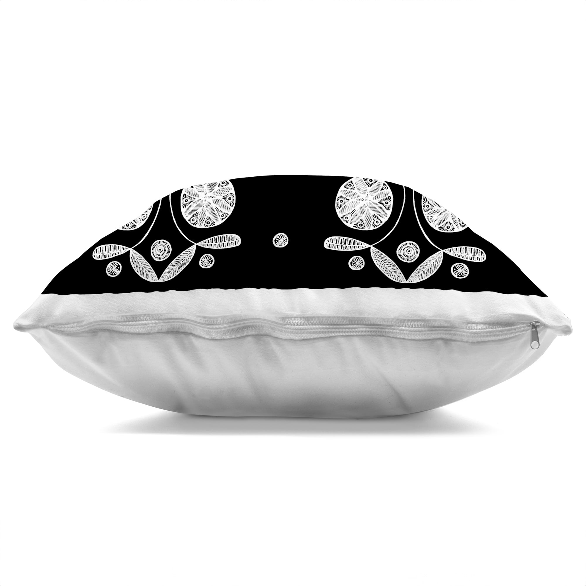 Stupell Industries Symmetrical Flower-Like Patterns Decorative Printed Throw Pillow, design by El Perkin