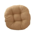 thumbnail image 2 of Wuztai 45cm Round Foam Seat Cushion, Breathable Linen Cover for Bar Stool Chair, Thickened Comfort Pad, 2 of 5