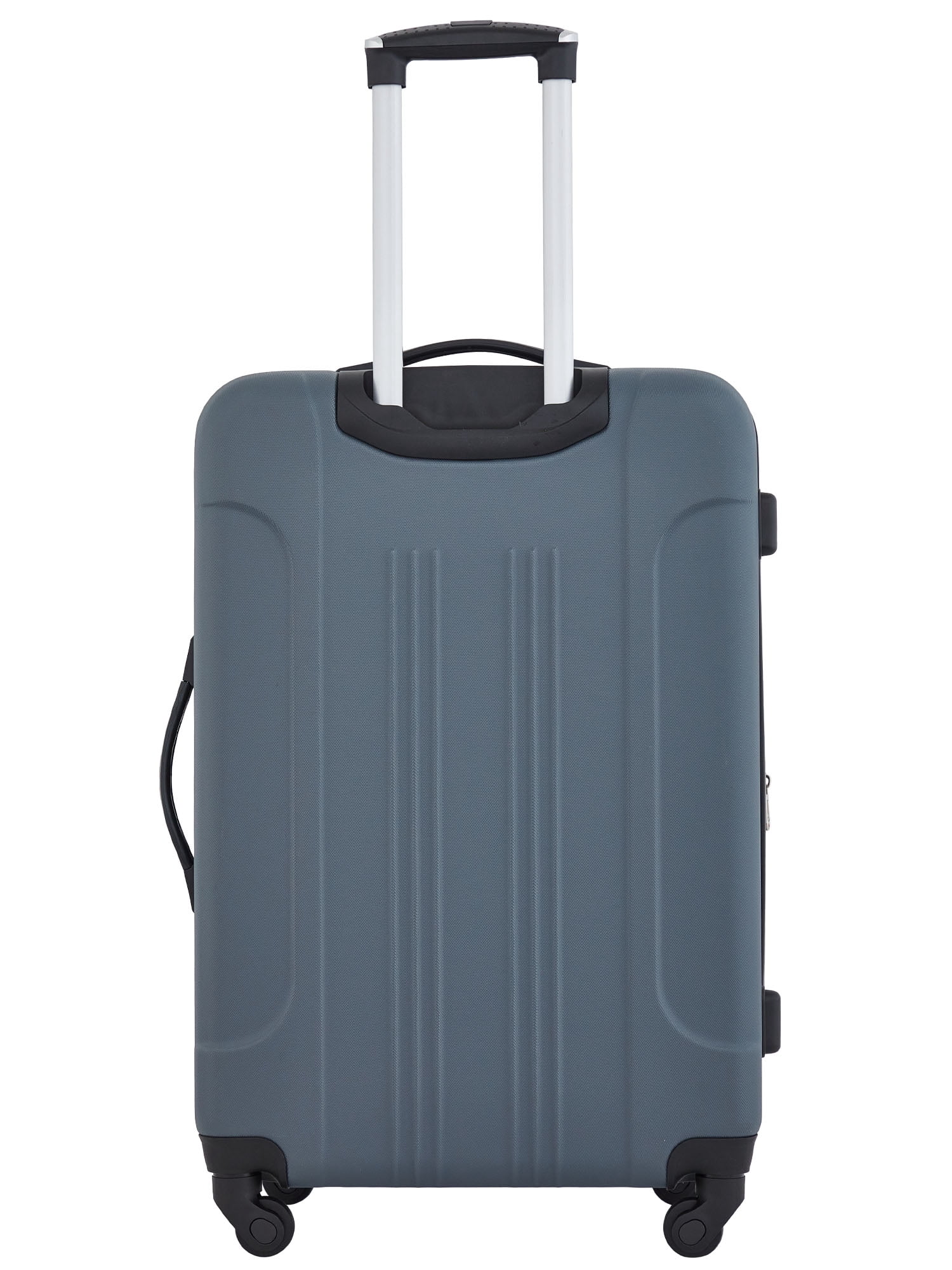 Travelers Club 4-Piece Hard Side Luggage Set with Spinner Wheels - Dark Slate Gray