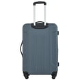 thumbnail image 4 of Travelers Club 4-Piece Hard Side Luggage Set with Spinner Wheels - Dark Slate Gray, 4 of 12