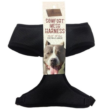 Valhoma 3607-RE-M Comfort Mesh Harness, Red - Medium - 15-21 in.