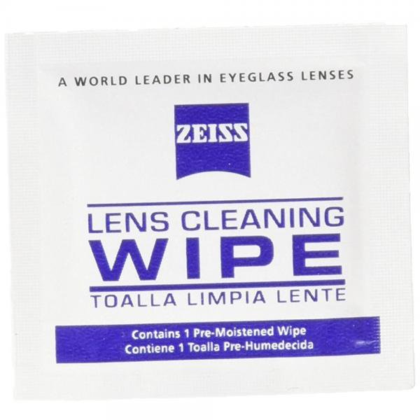 50 Ct Zeiss PreMoistened Lens Cleaning Cloths for Cameras, Microscopes, Glasses