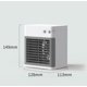 thumbnail image 2 of Mini ventilador humidificador de escritorio mini enfriador de aire oficina hogar portátil USB ventilador de refrigeración por agua verde JM, 2 of 5