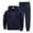 Marine, variante sur Ccpelsie Ensemble de Survêtement Athlétique à Capuche pour Hommes, Survêtement à Manches Longues avec Fermeture Éclair Complète, Pantalon de Jogging, Ensemble de Sport 2 Pcs Automne Hiver (Marine, 2TG)