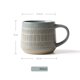 thumbnail image 2 of Taza de café de cerámica gruesa retro for el hogar, la oficina, agua potable, leche de avena, desayuno, 450 ml, 2 of 6