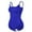 1 PCS - Blue, variant on Cinvik Bodysuit Briefs Shaping Women Snatched Bodysuit Crew Neck Spaghetti Strap 1PCS Polyamide 2XL