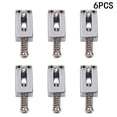 thumbnail image 1 of 6pcs Guitar Bridge Saddles Set /For Stratocaster Tremolo Bridges Electric Guitar, 1 of 7