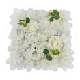thumbnail image 4 of Panel de flores artificiales con fondo de rosas para decoración del Día de San Valentín. Blanco, 4 of 9