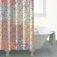 thumbnail image 4 of Pioneer Flower Floral Print Pattern Shower Curtain 72"x84" ,Bathroom Decorative Shower Curtains Set with 12 Hooks,Modern Waterproof Washable Shower Curtain, 4 of 6