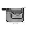 thumbnail image 5 of OULII Waitress Waist Apron Grey with Multipocket Design for Restaurant Staff 1Set, 5 of 7