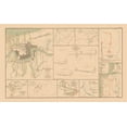 thumbnail image 2 of Bien 14x10 Black Ornate Wood Framed with Double Matting Museum Art Print Titled - Approaches Forts 10 Views - Bien 1894, 2 of 4