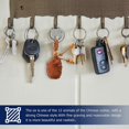 thumbnail image 5 of Zodiac Ox Bag Pendant for Decoration Use 1Pcs Peach Wood Ox Keychain, 5 of 5