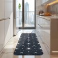 thumbnail image 4 of Dark Blue Sun Moon Star Pattern Kitchen Rug Mat,Kitchen Runner Rugs Non Skid Washable,Decorative Kitchen Floor Mats for Kitchen,Sink,Laundry,17"x47.2", 4 of 7
