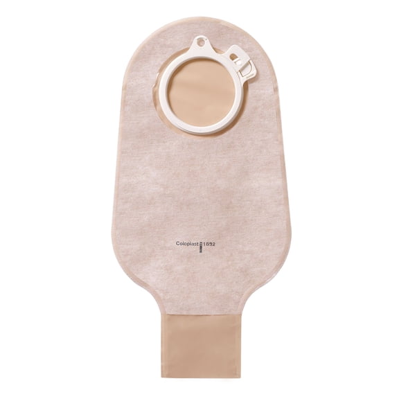 Assura Ostomy Pouch Drainable 1/2 to 2 Inch Stoma 12"L 2pc System Opaque 12578, 10 Ct