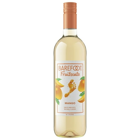 Barefoot Fruitscato Mango Moscato White Wine, 750ml Bottle, 7.5% ABV
