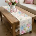 thumbnail image 6 of Easter Eggs Table Runner 72 Inches Long for Kitchen Dining, Spring Daisy Eucalyptus Leaves Vintage Dresser Scarf Farmhouse, Dining Table Decorations for Wedding/Parties, 14 x 72 In, 6 of 8