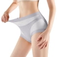 thumbnail image 3 of Womens Underwear Comfortable Full Coverage High Waist Abdominal Thin Ice Non Marking Body Shaping Briefs Breathable Panties,Hot Sales,Under $1, 3 of 9